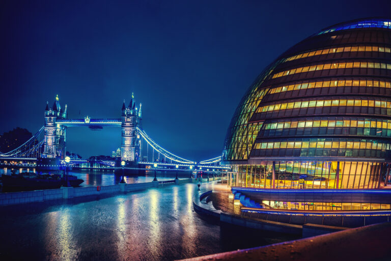 City Hall and Tower Bridge Landon Mayor Office